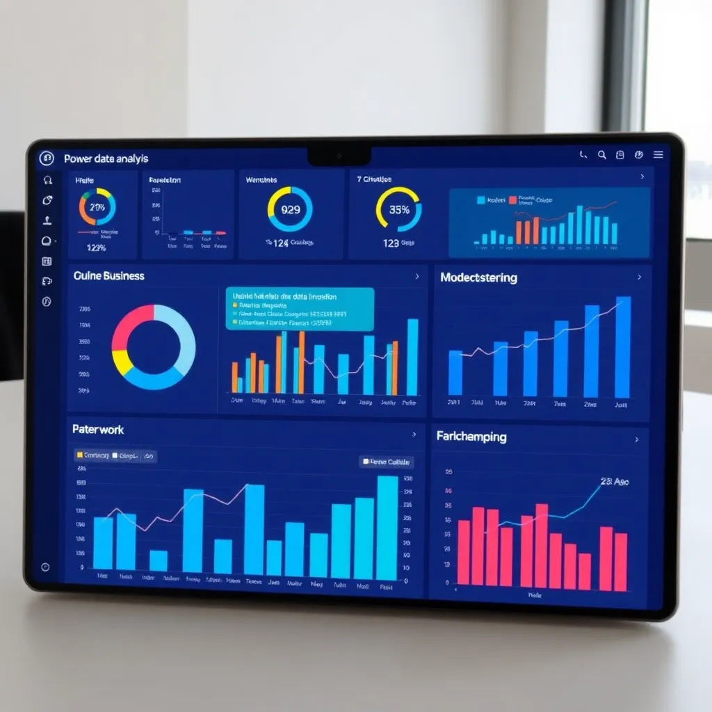 Power BI dashboard met interactieve data visualisaties