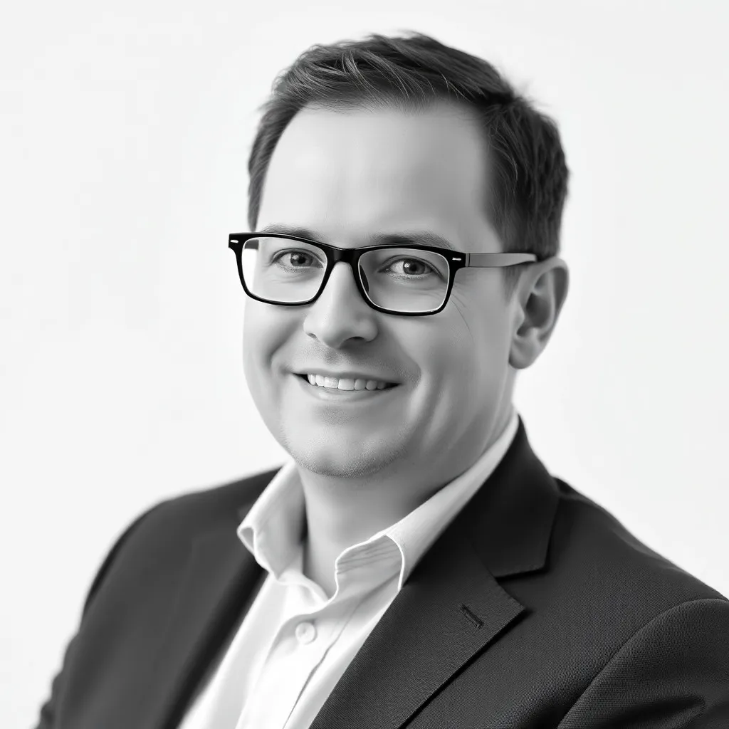 Portret van Martijn de Vries, marketingmanager die data-analyse heeft geleerd
